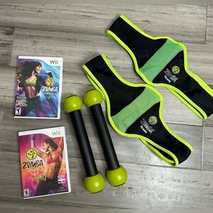 Wii Zumba fitness bundle